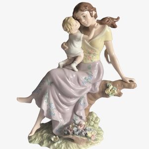 Vintage Mother and Child Art Sculpture Home Decor